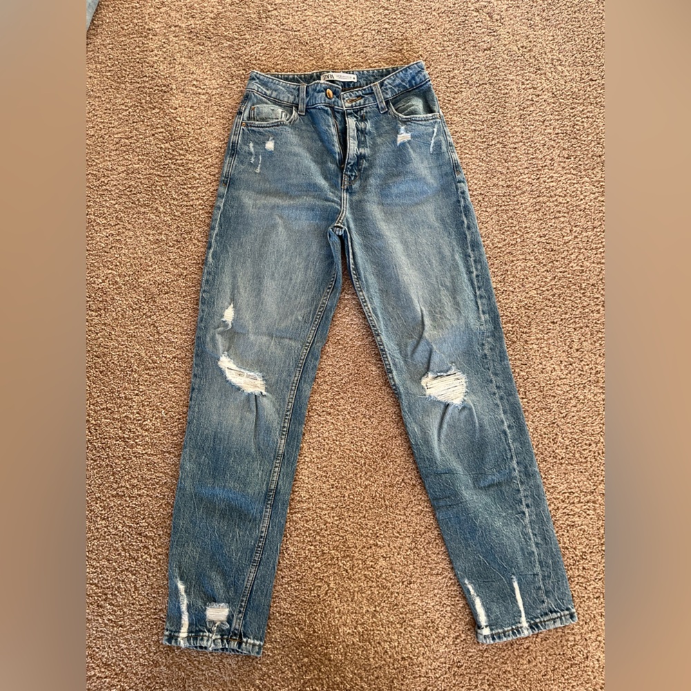 Zara Mom Straight Jeans